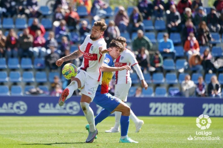 Carrillo, durante el partido ante el Andorra. Foto: LaLiga