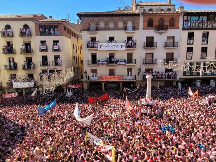 Imagen de las fiestas de La Vaquilla de Teruel el año pasado. / Europa Press