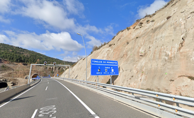 Túnel que se será escenario del simulacro. / Google Maps