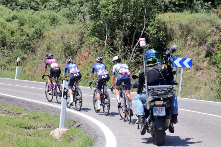 Las escapadas del Campeonato de España de ciclismo femenino. Foto: RFECiclismo