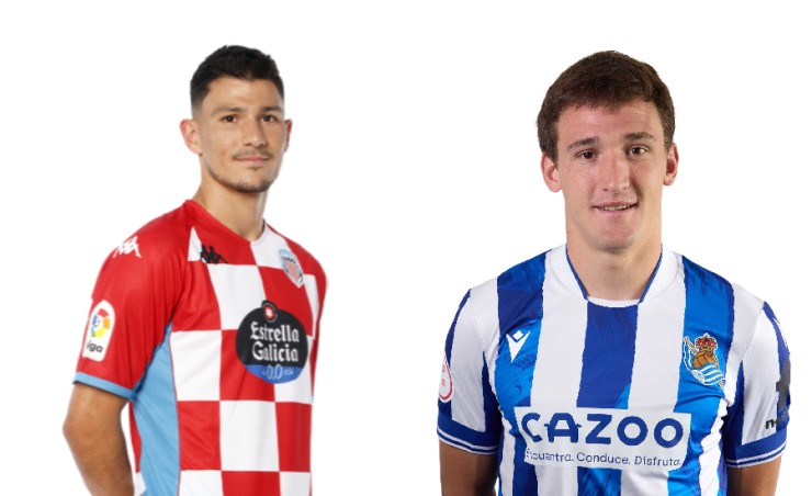 Miguel Loureiro (izquierda) e Iker Kortajarena serán las primeras caras nuevas de la SD Huesca.