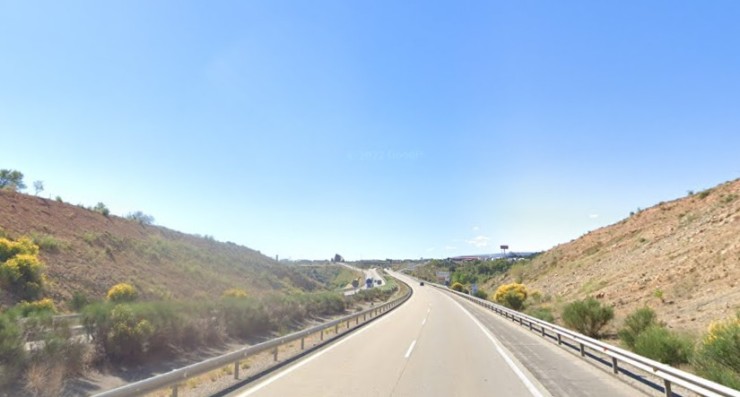 El accidente se ha producido en el kilómetro 94,5 de la A-23, en dirección Levante. / Google Maps