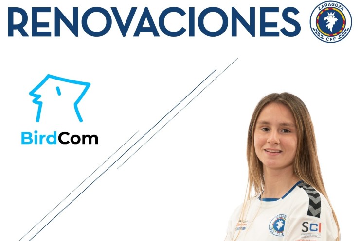 Leyre Valdivia seguirá siendo jugadora del Zaragoza CFF. Foto: Zaragoza CFF