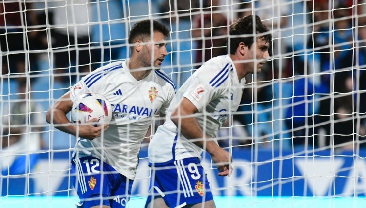 Sinan Bakis ha anotado su primer gol con el Real Zaragoza. Foto: Real Zaragoza