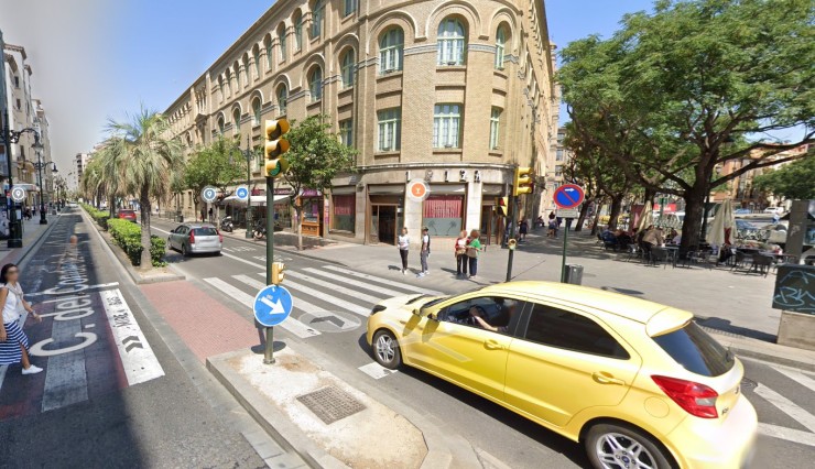 Calle Conde Aranda en Zaragoza. / Google Maps