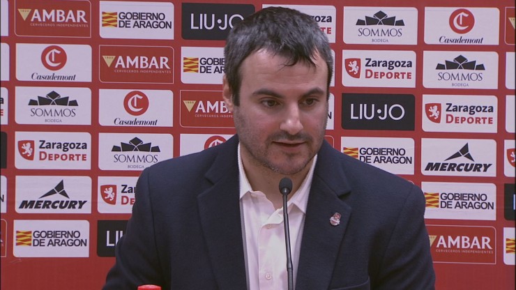 El entrenador del Casademont Zaragoza ha comparecido en la rueda de prensa tras el encuentro ante IDK