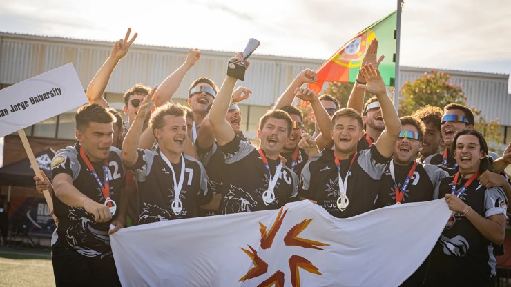 Equipo de la Universidad San Jorge que quedó subcampeón de Europa en este torneo.