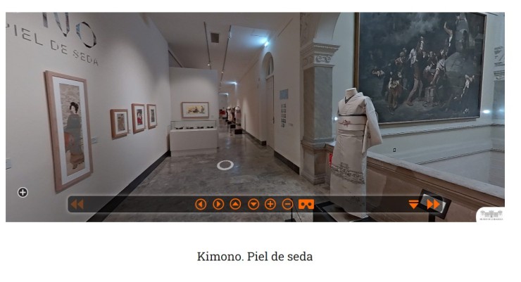 Visita virtual de la exposición 'Kimono. Piel de seda' del Museo de Zaragoza. / Museo de Zaragoza.