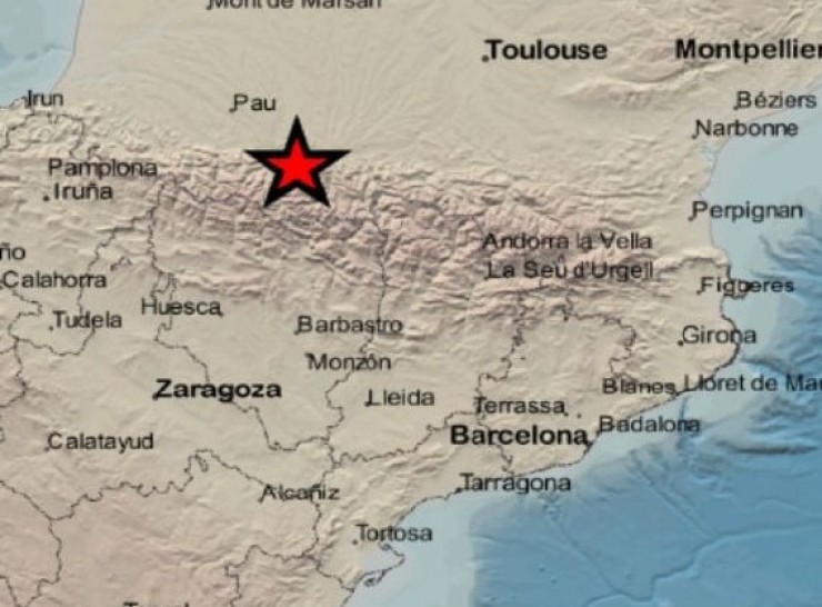 El epicentro del terremoto se ha producido en Bagnères-de-Bigorre.