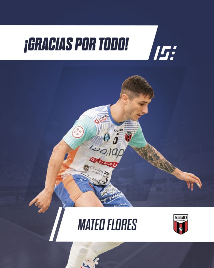 Mateo Flores, uno de los jugadores que no seguirá siendo jugador del Wanapix Sala 10.