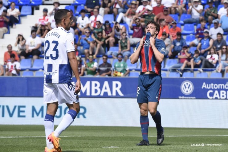La SD Huesca no ha podido regalarle una victoria a la afición en la despedida. Foto: LaLiga