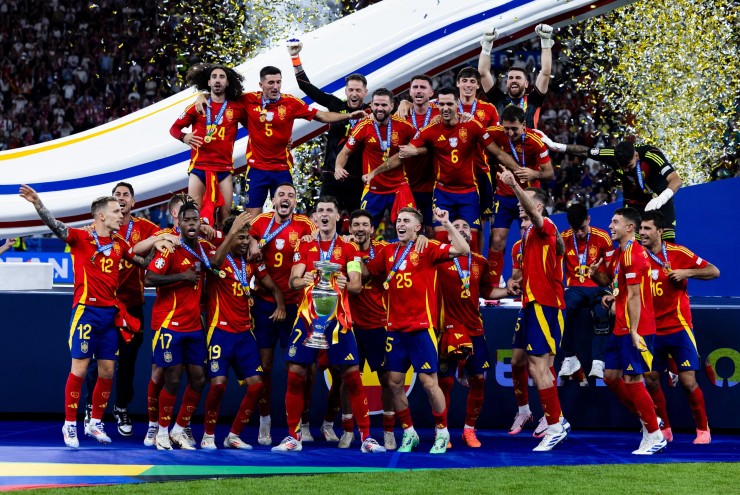 España conquistó este domingo en Berlín su cuarta Eurocopa. Foto: RFEF