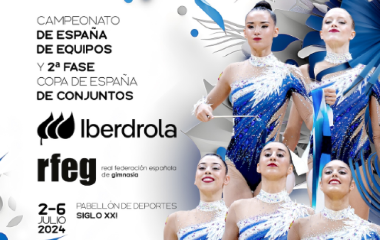 Zaragoza se convierte en el epicentro de la gimnasia rítmica. Foto: Web de la Real Federación Española de Gimnasia.