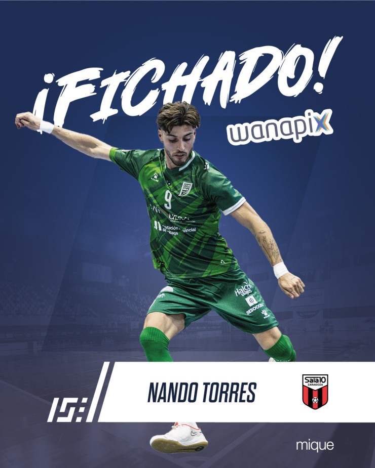 Nando Torres, nuevo fichaje del Wanapix Sala 10 Zaragoza.