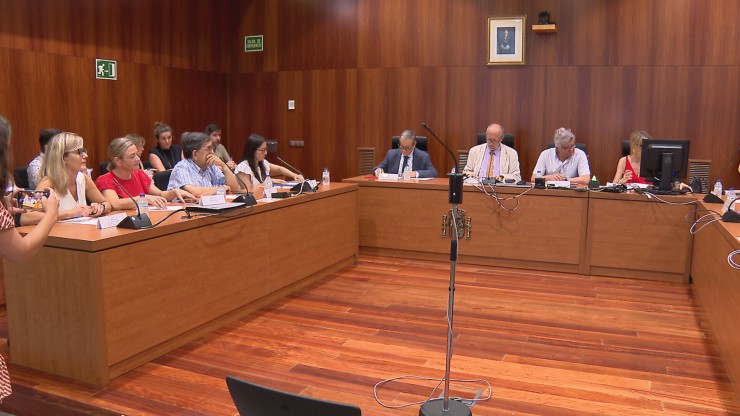 La Comisión Provincial de Zaragoza de Violencia de Género se reúne cada cuatro meses. / Aragón TV