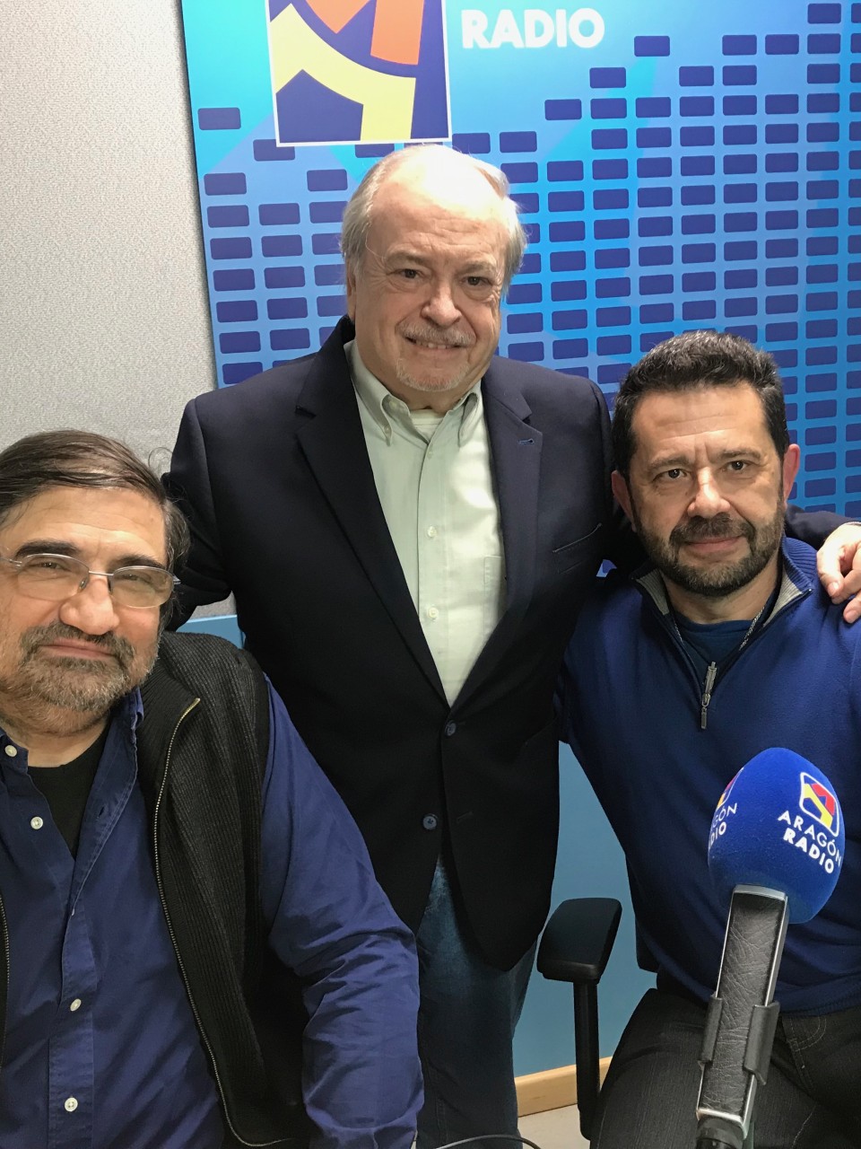 Imagen Fernando Sarria, Miguel Ángel Yusta y Fran Picón