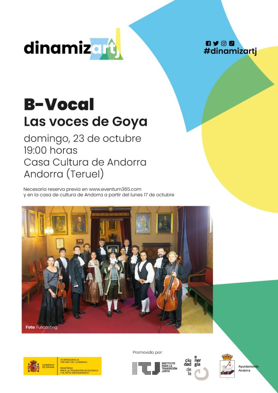 Imagen B Vocal llega a Andorra dentro del programa Dinamiz-ARTj