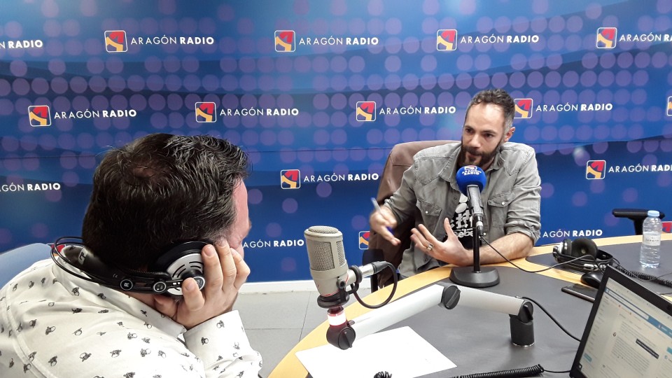 Imagen Christian Peribáñez responde a las preguntas de Javi Vázquez en 'Escúchate' de Aragón Radio